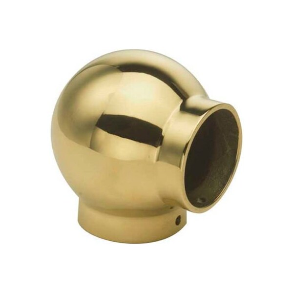 Lavi Industries Lavi Industries, Ball Elbow, for 2" Tubing, Polished Brass 00-702/2 - main